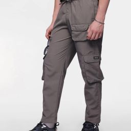 Men Solid Grey Track Pants-image-67