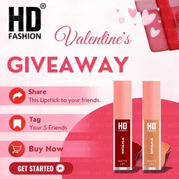 Valentine Secrets: 2 Long Lasting Kiss-Proof Matte Nude Lipstick Combo Set HD99-image-71