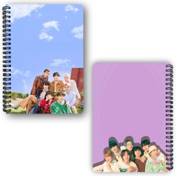 BTS Kpop Notebook A5 Diary Unruled 150 Pages-image-78