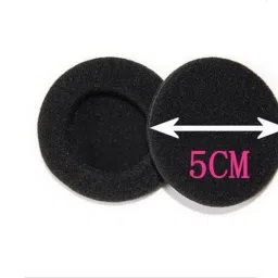 Atabz Headphones sponge 5cm replacement 2pair Over The Ear Headphone Cushion-image-36