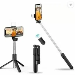 JYTIQ R1s-2 Bluetooth Extendable Selfie Stick with Remote Fill Light Bluetooth Selfie Stick-image-10