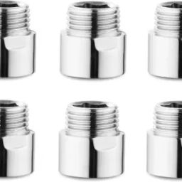 Stainless Steel Extension Nipple 1Inch - (Pack Of 6) Faucet Mount-24