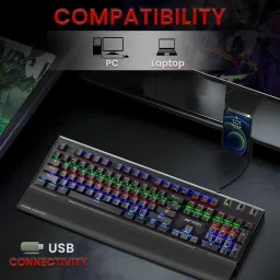 Ant Esports MK3500 Wired USB Standard Gaming Keyboard Compatible with Desktop, Laptop, Mac image 2