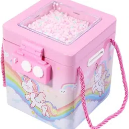 Unicorn Money Safe Piggy Bank with Lock, Savings Bank for Kids Pink Coin Bank-image-66