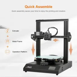 anet ET4 Pro 2021 Upgrade High Precision 3D Printer The newly Upgraded Auto-levelling & Filament Detection Quick assembly & full-color touch screen 8GB TF Card Unibody Aluminum Frame Automated Bed Levelling Printingsize: 220*220*250mm with PLA White Open Source Filament 3D Printer 3D Printer image 5