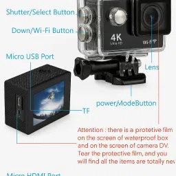 DEKHAN 4K Sports Camera Action Camera 4k20MP Wifi 30M Waterproof Action Camera Sports DV Camcorder Sports and Action Camera-picture-11