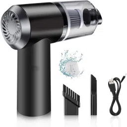 3 in 1 Portable High Power Car Vacuum Cleaner USB Rechargeable Wireless Handheld Car Vacuum Cleaner Traveling, Camping Vehicle Interior Cleaner-65