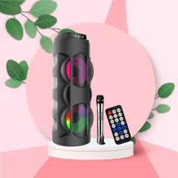 Clairbell Bluetooth Party Speaker with mic Upto 7 Hrs playback With Deep Bass Sound D82 40 W Bluetooth Party Speaker-image-39