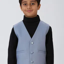 YK Boys Sleeveless Waist Coat-22