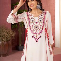 LeeliPeeri Designer Embroidered Top With Palazzos Co-Ords-picture-16