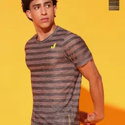 GLITO Men 2 Striped Slim Fit T-shirt-image-41