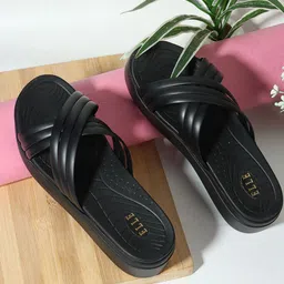 ELLE Open Toe Flatform Heel Sandals-1