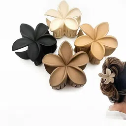 DIVASTRI Women Set of 4 Floral Assorted Claw Clips-picture-47
