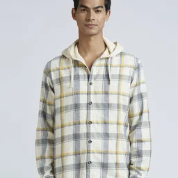 Pepe Jeans Men Tartan Checks Opaque Checked Casual Shirt-image-73