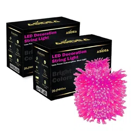 ASIDEA Set Of 2 Pink String Rice Light-picture-7