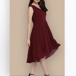 Chemistry Georgette Fit & Flare Dress-image-74