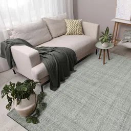 saraswatii global Lewis Farmhouse Blue Woollen Carpet-image-98
