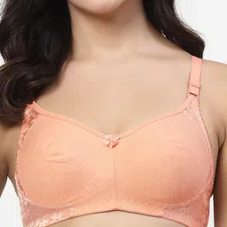 LILY Solid Full Coverage Non Padded Non-Wired Bralette Bra image 3