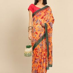 Anouk Floral Saree-image-8