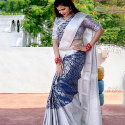 Parampara Ethnic Woven Design Pure Silk Designer Banarasi Saree-picture-29