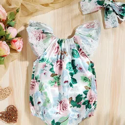 YK Infant Girls Printed Pure Cotton Bodysuit-picture-17