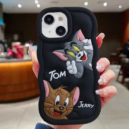 CASE CREATION Cartoon Characters Printed iPhone 14 Plus Bumper Case Mobile Accessories image 5