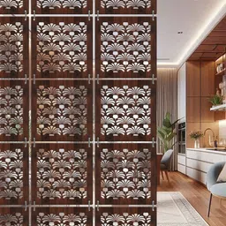 RANDOM Brown Ethnic Motifs Window Blinds image 1