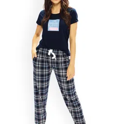 Lotik Women Checked Night suit-picture-8