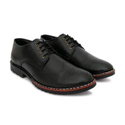 Woyak Men Textured Formal Brouges-image-23