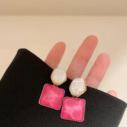SZN Geometric Korean Drop Earrings-17