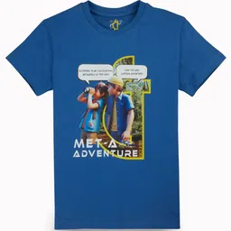 Gini and Jony Boys Graphic Printed Round Neck Cotton T-shirt-image-91