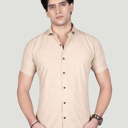 ALMATY Men Comfort Slim Fit Opaque Casual Shirt-image-122
