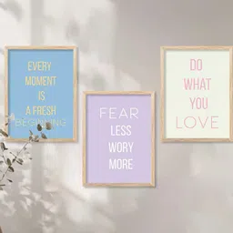 Motivational Wall Art With Frame Home Decor Wall Painting For Living Room Office Bedroom-image-96