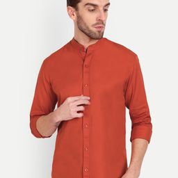 MEGHZ Men Slim Fit Opaque Casual Shirt-image-93