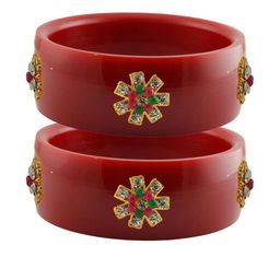 Vidhya Kangan Women Red Bangle-picture-38