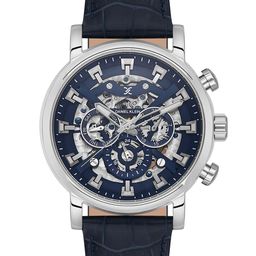 Daniel Klein Men Skeleton Dial & Leather Textured Straps Analogue Watch DK.1.13850-2-image-40