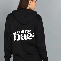 FALTU.CO Women Printed Hooded Sweatshirt-picture-0