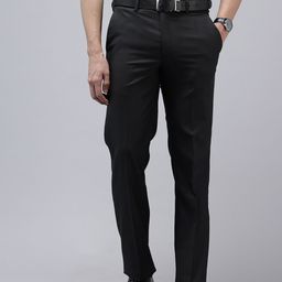 Van Heusen Men Slim Fit Formal Trousers-picture-3
