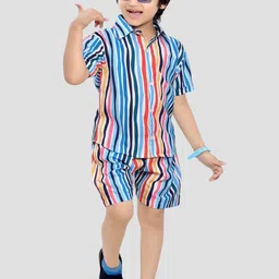 BAESD Boys Striped Pure Cotton Clothing Set-75