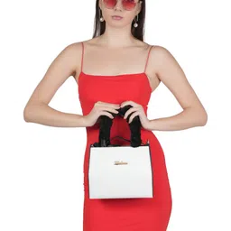 Flingo Women Leather Structured Handheld Bag-10
