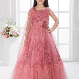 BETTY Embellished Net Fit & Flare Maxi Dress-picture-10