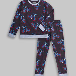 UNICORNS Kids Printed Cotton T-Shirt & Joggers Night suit-image-65