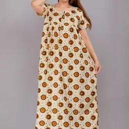 AAKARSHANA CREATION Women Printed Cotton Nightdress-picture-35