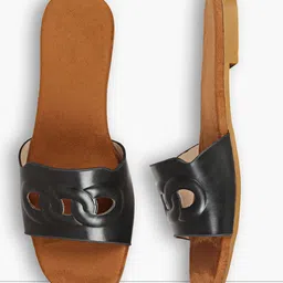 Ishransh Women Textured Open Toe Flats-18