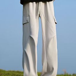 StyleCast x Revolte Men Loose Fit Pleated Trousers-image-32