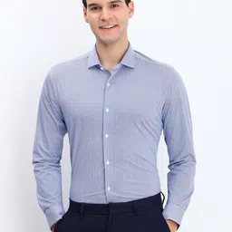 Allen Solly Sport Men Sharp Slim Fit Micro Checks Formal Shirt-image-87