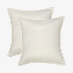 Zarf Off White Set of 2 Square Cushion Covers-21