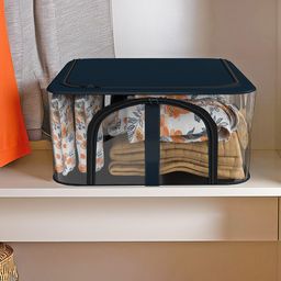 Kuber Industries Navy Blue Set of 3 Regular Drawer Organiser Organisers image 5