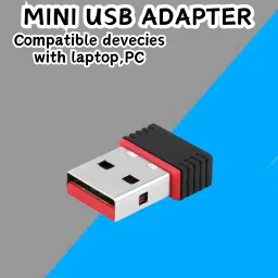 GUGGU (Wi-Fi Receiver) with Multi-Device Connectivity For All Pc System and LaptopI132 USB Adapter-16