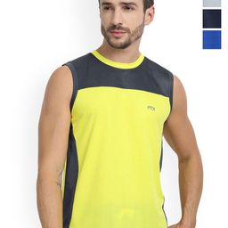 FTX Pack Of 4 Colourblocked Gym Vests-picture-28